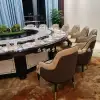 Huzhou Resort Hotel luxury private room solid wood chairs, Nordic modern VIP chairs, villa light luxury armchairs, hotel lobby negotiation chairs Application Scenario